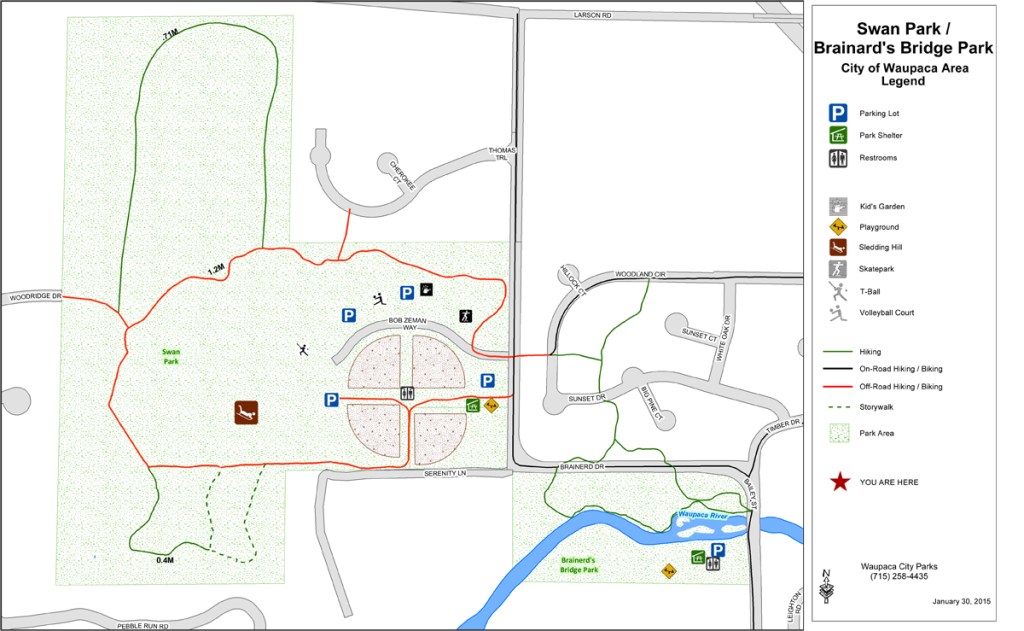 Brainard Bridge Park Map