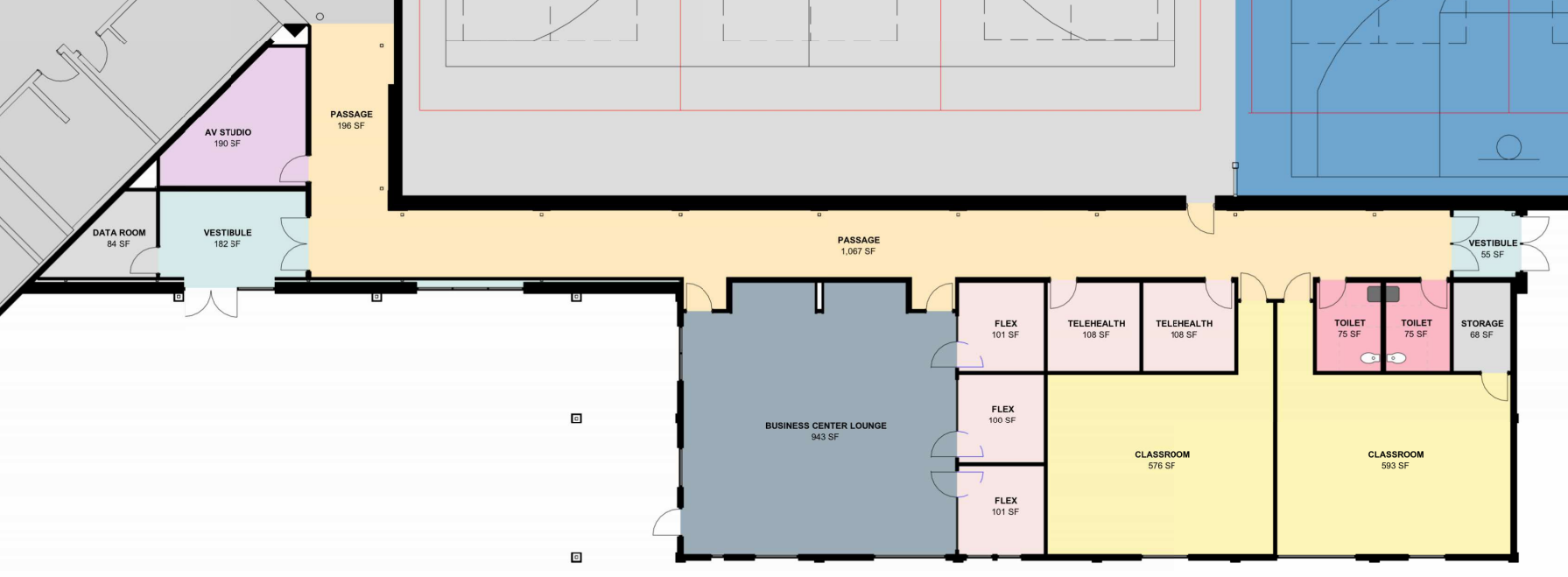 Waupaca Business Center Layout