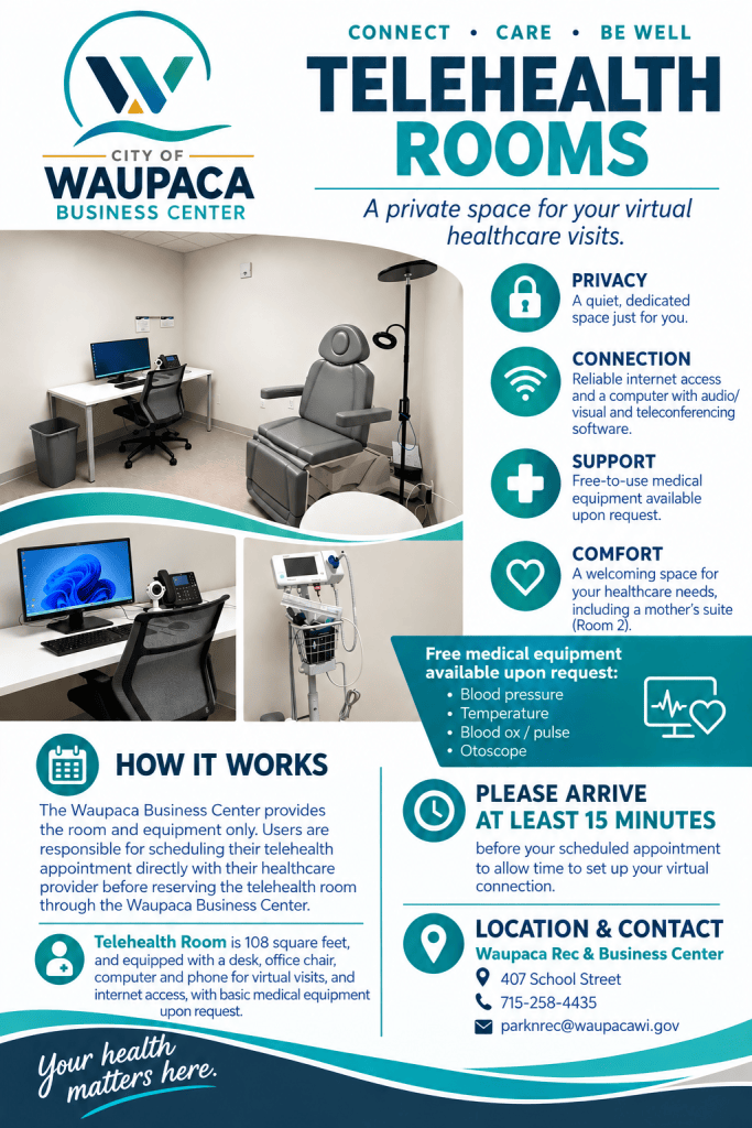 Telehealth Room Flyer